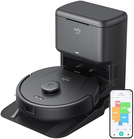 جارو رباتیک یوفی  eufy X8Pro Robot Vacuum Cleaner with Self-Empty