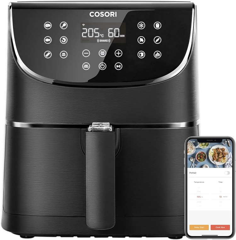 سرخ کن 5.5 لیتر Cosori Air Fryer With 100 Recipes Cookbook Max XL مدل CP208AF