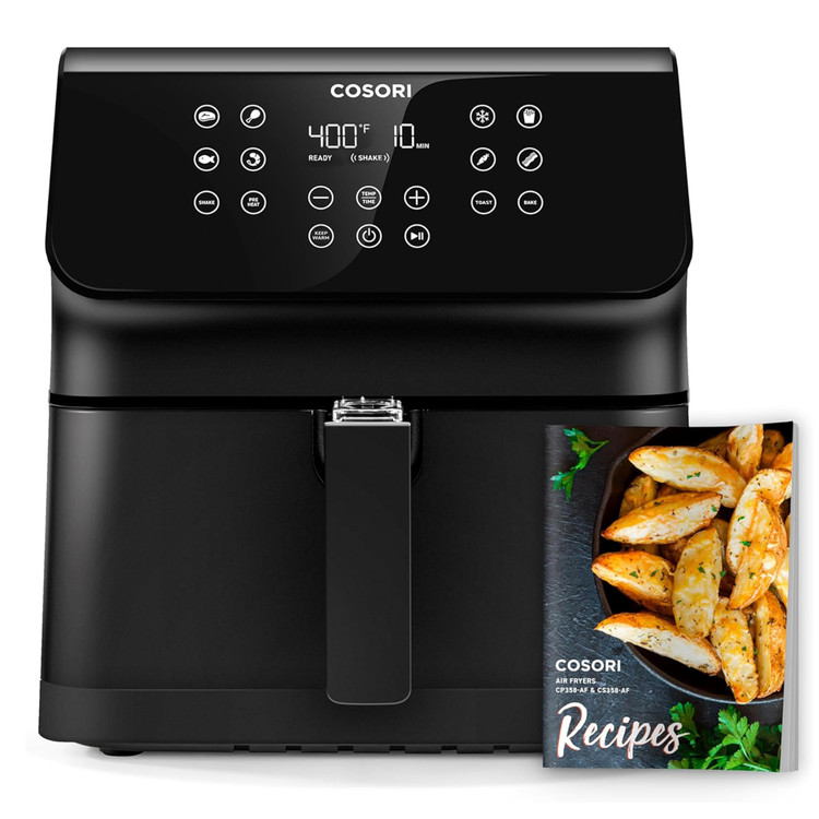 سرخ کن 5.5 لیتر Cosori Air Fryer With 100 Recipes Cookbook Max XL مدل CP208AF