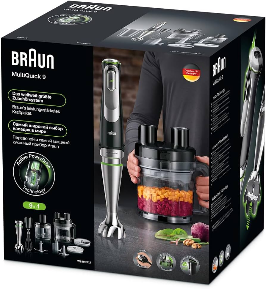 گوشت کوب برقی براون مدل BRAUN MQ9185XLI