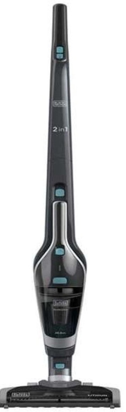 جارو شارژی بلک اند دکر ۲ کاره کد ۴۲۰ ایستاده و دستی black & decker طوسی