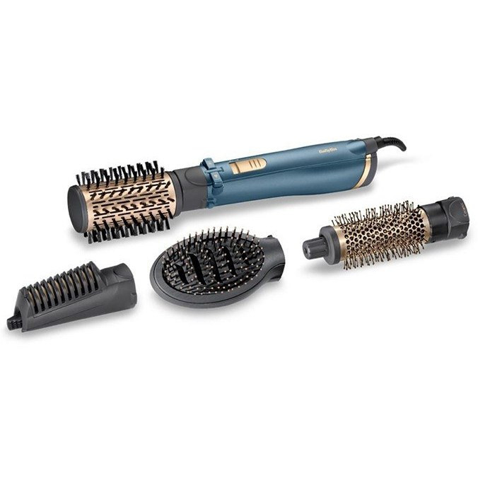 سشوار برس دار چرخشی بابیلیس مدل Style Pro 965 رنگ آبی