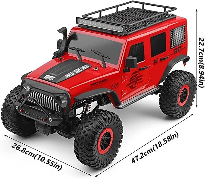 ماشین کنترلی جیپ آفرود مقیاس 1/10 مدل Wltoys 104311