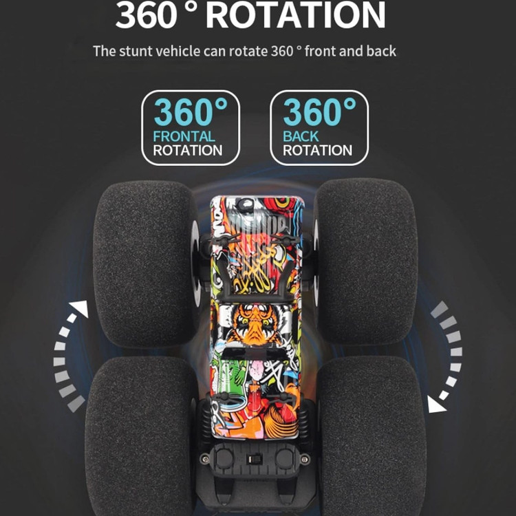 ماشین کنترلی آفرود چرخ اسفنجی هیدروگراف RC STANT CAR WITH SOFT WHEELS MZ