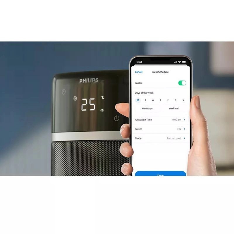 بخاری برقی فیلیپس مدل CX5120 با فن و سیستم خاموشی خودکار
