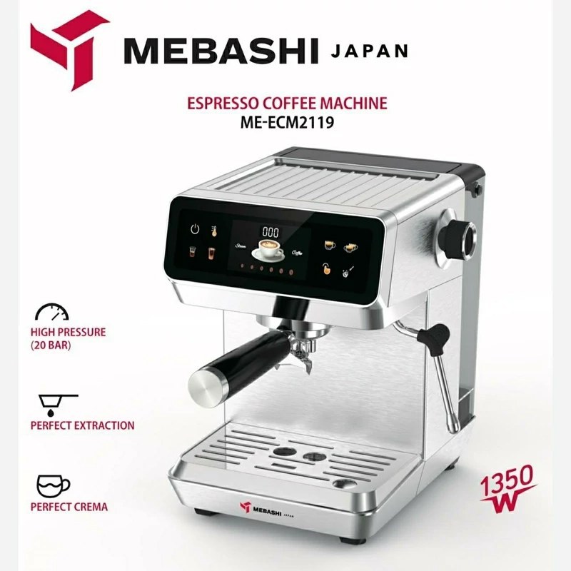 اسپرسوساز مباشی مدل ME-ECM2119 ظرفیت ۱.۸ لیتر