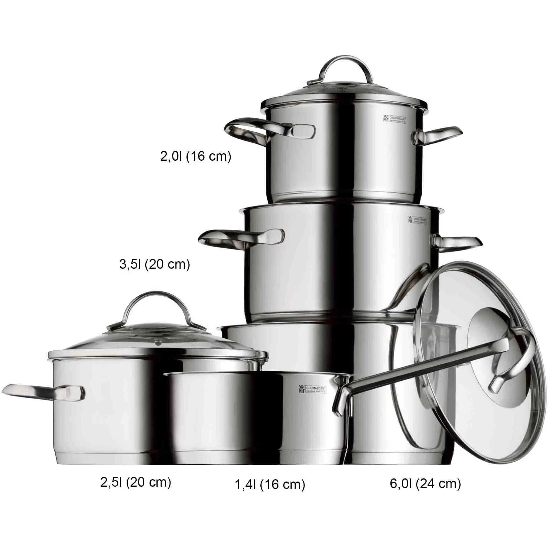 سرویس قابلمه دبلیو ام اف مدل Provence Plus ۹ پارچه استیل