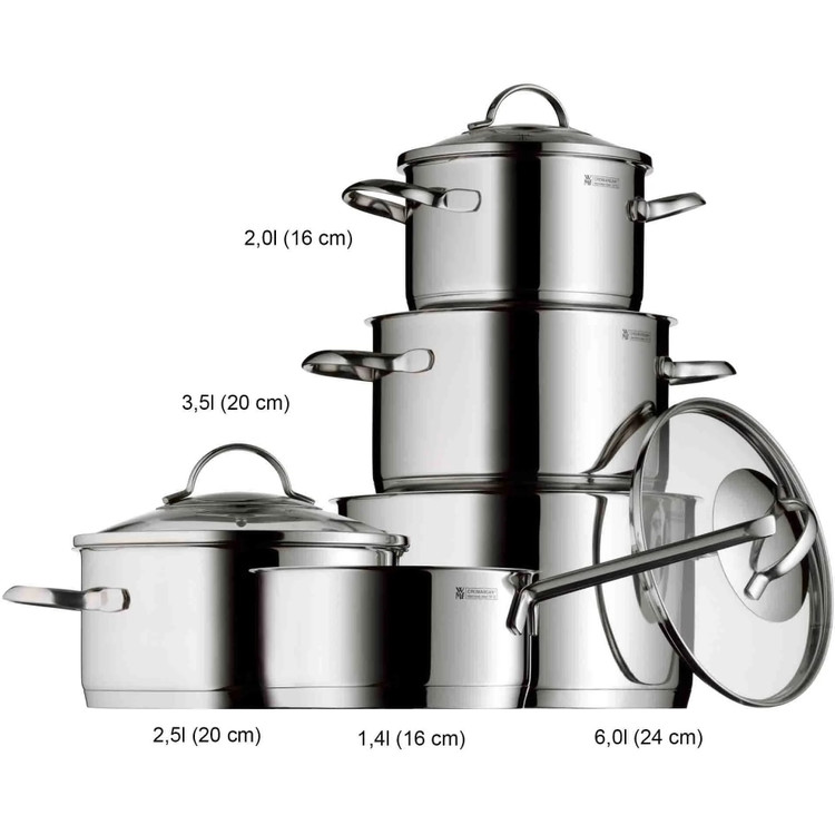سرویس قابلمه دبلیو ام اف مدل Provence Plus ۹ پارچه استیل