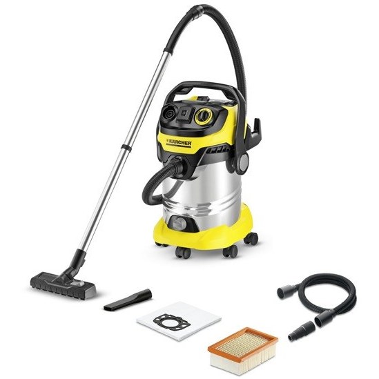جارو برقی نیمه صنعتی کرشر مدل WD6 P Premium آب و خاک